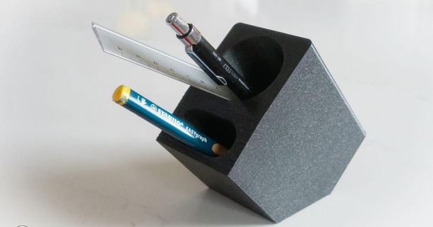 brute stylo tasse loiseau cr atif 3D modèles Ménage Bureau porte plume baiser 3d print model - Mito3D
