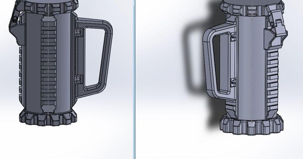 tático copo monstro Red Bull Stanis 3D modelos aparelhos gadget ris 3d print model - Mito3D
