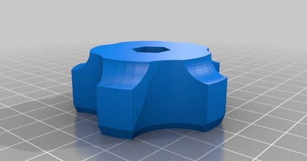 125 star knob tool hobbybotics 3D Models Hobby & Makers Other Ideas thingiverse customized 3d print model - Mito3D
