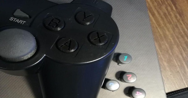 posventa pc controlador botones dualshock 3 4 imitación xbox diseño dexmoto 3D modelos artilugio botón thingiverse 3d print model - Mito3D