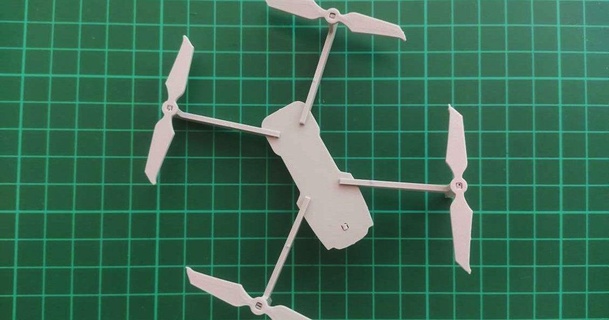dji mavic 2 trousse carte drone uav updesky 3D modèles jouets Jeux bâtiment Assemblée DIY 3d print model - Mito3D