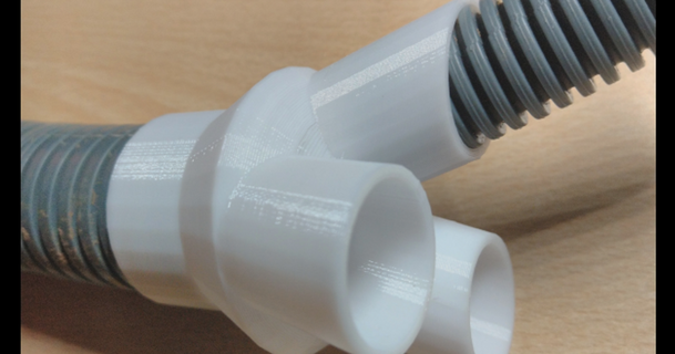 elettrico tubo flessibile connettori spugna mare 3D Modelli passatempo creatori idee connettore thingiverse 3d print model - Mito3D