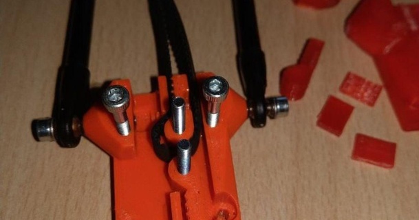 più forte kossel carrozza integrato cintura clip vite Aperto cinghie spugna mare 3D Modelli stampanti stampante parti aggiornamenti gt2 thingiverse 3d print model - Mito3D