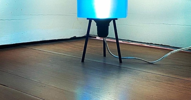 komidin mpchen asla durma 3D modeller ev halkı yaşayan oda Lampe pvb mavi 3d print model - Mito3D