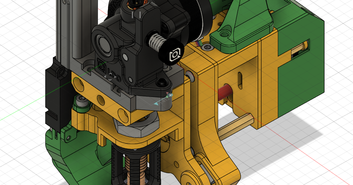 e3d toolchanger orbiter v20 mount caveman 3D Models Printers Other Printer Parts & Upgrades e3dtoolchanger orbiterv20 3D print model - Mito3D