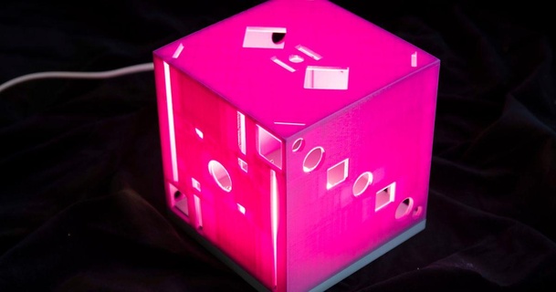 chevet lampe Jan gâteau 3D modèles art conception dessins lumière 3d print model - Mito3D
