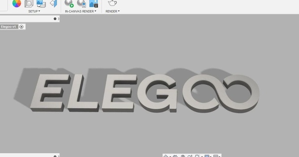 elegoo logo yusufçuk 3D modeller Sanat tasarım Wall mounted Zerafet 3d print model - Mito3D