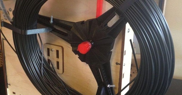 adjustable heavy duty filament spool ultimaker jensa 3D Models Printers Accessories reprap 3d print model - Mito3D