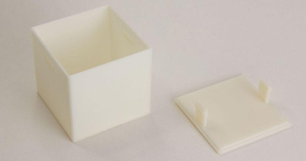 lockable box cube v4 jensa 3D Models Hobby & Makers Other Ideas lock makerbot thingiverse 3d print model - Mito3D
