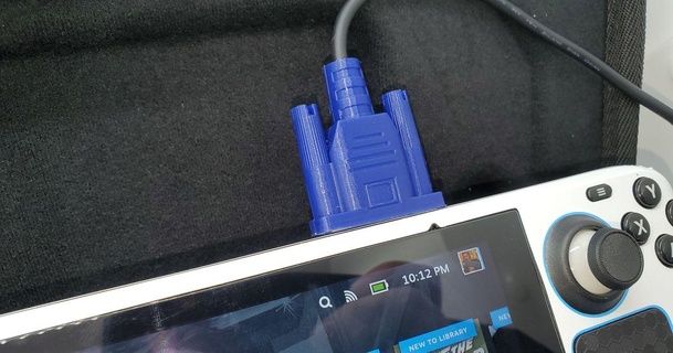 Dampf Deck vga Kabel Startseite Mantel Buzzaldrin 3D Modelle Gadgets tragbar Geräte Ladegerät 3d print model - Mito3D