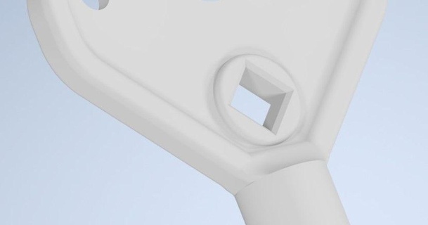 l'eau robinet clé carré 7mm NBA 3D modèles Ménage Extérieur jardin tuyau 39 arrosage eau éjecteur 3d print model - Mito3D