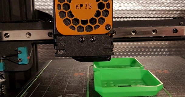 kingroon kp3s parte raffreddamento fan copertina guaina blaze3d 3D Modelli stampanti stampante parti aggiornamenti ventaglio sudario ventilatore 3d print model - Mito3D