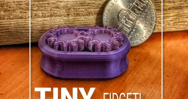 tiny fidget jamestheprinter 3D Models Toys & Games Other toy toys fast fidgettoy 3d print model - Mito3D