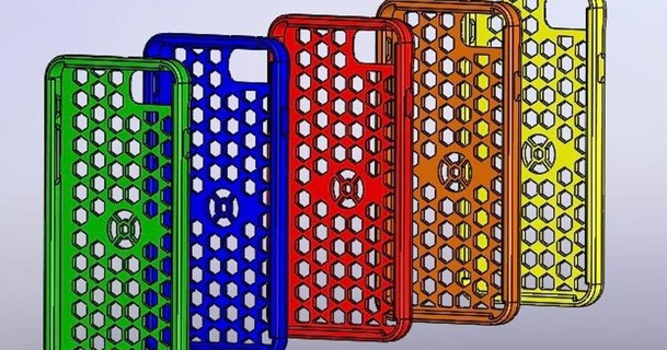 Iphone 8 caso bainha linkdesign 3D modelos aparelhos portátil dispositivos tpu capa smartphone iphone8 3d print model - Mito3D