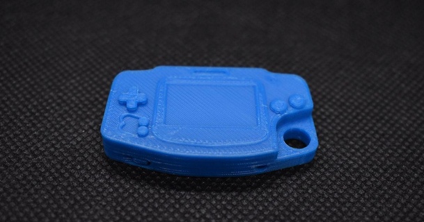 game boy advance keychain calin 3D Models Toys & Games Other toy gameboy nintendo videogame 3d print model - Mito3D
