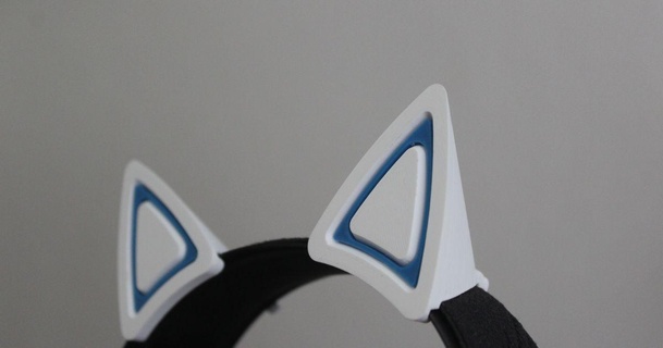 arctis Pro gato orejas arcos 3D modelos Moda accesorios 3d print model - Mito3D