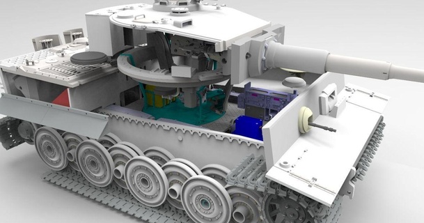 vi tigre solidification 3D modèles loisir fabricants RC robotique 3d print model - Mito3D