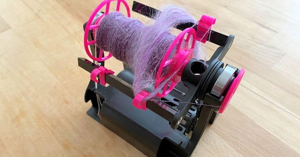 eew nano v1x yarnguide lourens 3D Models Hobby & Makers Tools spinning wool 3d print model - Mito3D