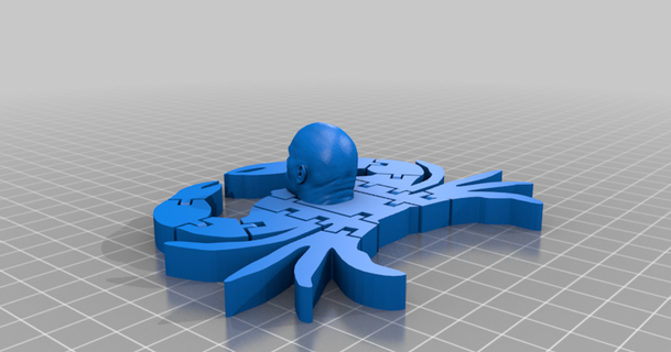 crock ph4antom pb 3D Models Toys & Games Outdoor toy rock thingiverse kidstoys crab 3d print model - Mito3D