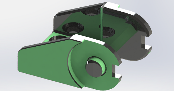 3d Stampa negozio 10x15 r18 catena collegamento wmh stampa 3D Modelli stampanti bambu laboratorio parti aggiornamenti 3d print model - Mito3D