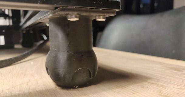 cr10 minuscolo piedi steffen 3D Modelli stampanti stampante parti aggiornamenti thingiverse smorzamento delle vibrazioni squashball zucca 3d print model - Mito3D