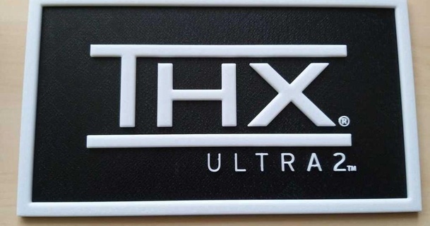 thx ultra 2 logo sign gremei 3D Models Art & Design 2D Plates Logos thingiverse 3d print model - Mito3D