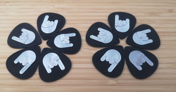 rock Roll guitare choisir Alex Tonique 3D modèles loisir fabricants musique 3d print model - Mito3D