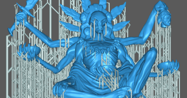 sithis shrine phototoxin 3D Models Art & Design Sculptures statue skyrim elderscrolls elderscrollsonline 3d print model - Mito3D