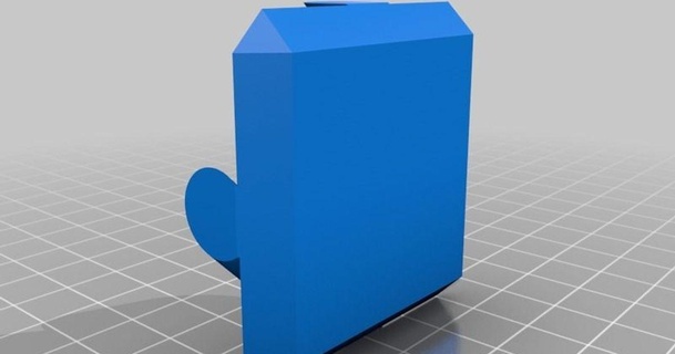 Colombe queue boîte Kaiden 3D modèles imprimantes tester chose universelle 3d print model - Mito3D