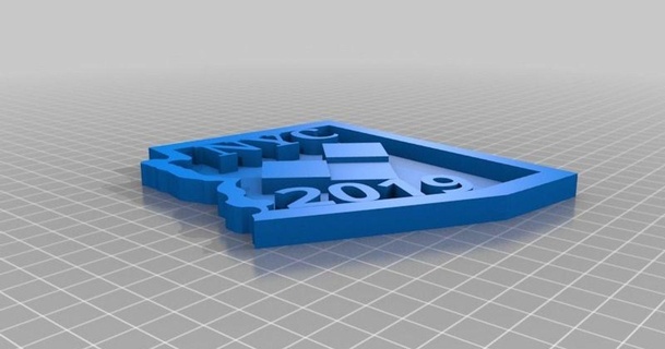 nyc 2019 arizona Kaiden 3D modelos arte Projeto 2D pratos logotipos coração thingiverse conferência 3d print model - Mito3D