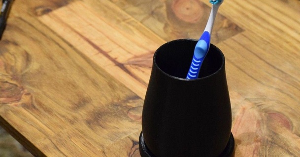 toothbrush holder jimbo 3D Models Household Bathroom vase bathroom penholder 3d print model - Mito3D