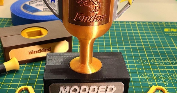 3d printing trophy modded amos491 3D Models Art & Design Sculptures prusa ender3 smiley mods 3d print model - Mito3D