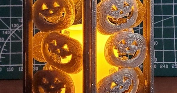 impilati zucca lanterna laptop guy 3D Modelli domestico Casa attrezzature Halloween decorazione candela regalo 3d print model - Mito3D