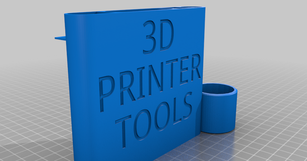 printer tool holder laptop-guy 3D Models Printers Accessories tools toolholder thingiverse gluestickholder flashforge 3d print model - Mito3D