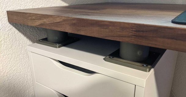 ikea spacer alex drawer karlby plate squirtle 3D Models Household Office office holder desk desktop 3d print model - Mito3D