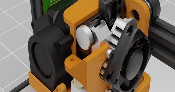 titan aero extruder mount cr-10 ender 3 raptorhunter 3D Models Printers Creality Parts & Upgrades cr10 creality e3dtitan ender3 3d print model - Mito3D