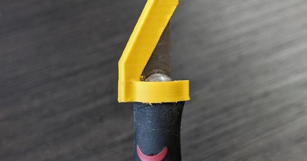 x acto bıçak ağzı örtmek kılıf Kötü ikamet 3D modeller hobi yapımcılar araçlar koruma neşter 3d print model - Mito3D