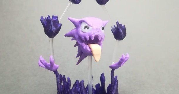 infestatore Pokemon dimensione 3D Modelli giocattoli Giochi azione figure statue multicolore fantasma nintendo scolpire 3d print model - Mito3D