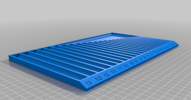 matkap bit tepsi 1 13mm Cmarlow 3D modeller hobi yapımcılar araçlar eklemek şeytani Matkap ucu 3d print model - Mito3D