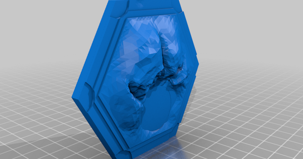 Gold Fliese angepasst magnetisch Kevin Shop 3D Modelle Spielzeuge Spiele verhexen catan thingiverse 3d print model - Mito3D