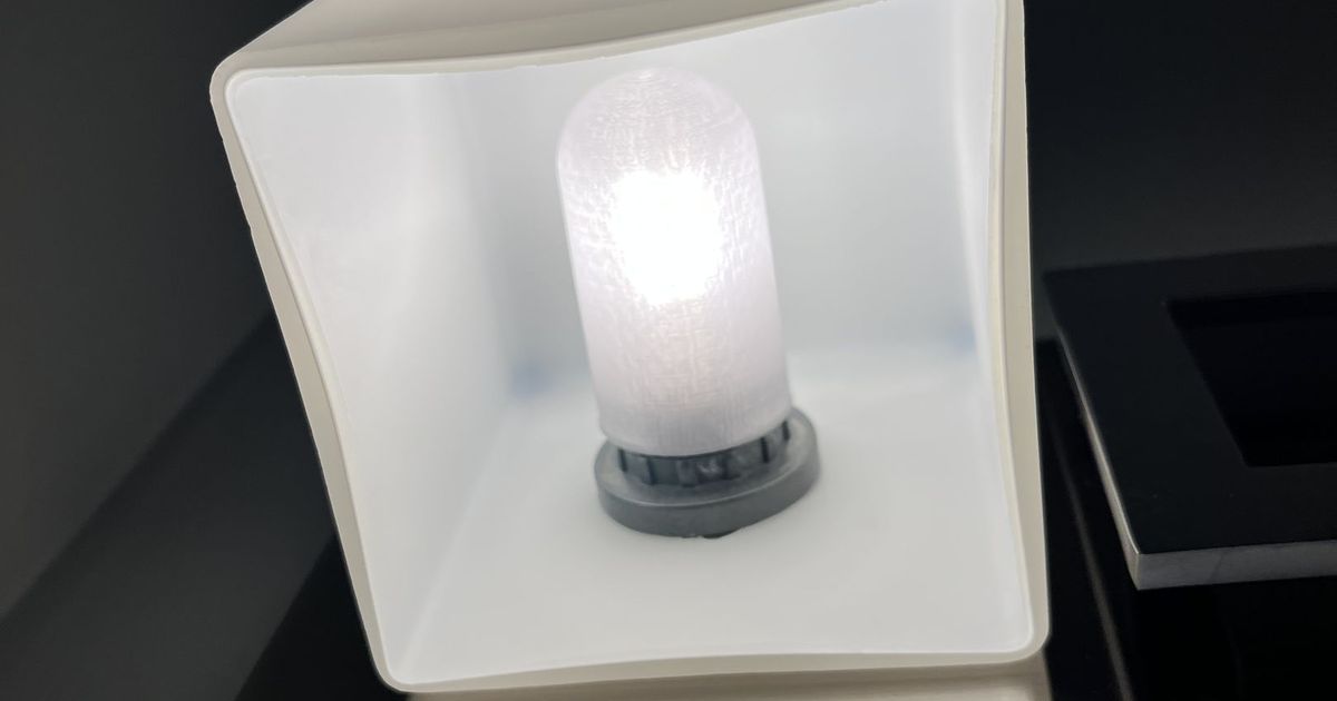 g9 e26 fente LED lumière couverture gaine seigneurmelkor 3D modèles Ménage Accueil maison décor halogène 3D print model - Mito3D