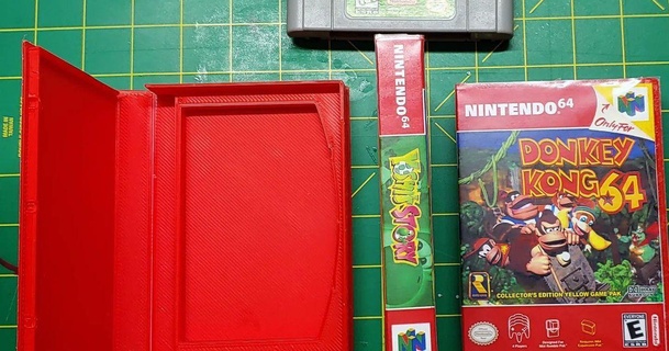 Nintendo 64 caso bainha krrrrrk 3D modelos brinquedos jogos cartucho UGC universal 3d print model - Mito3D