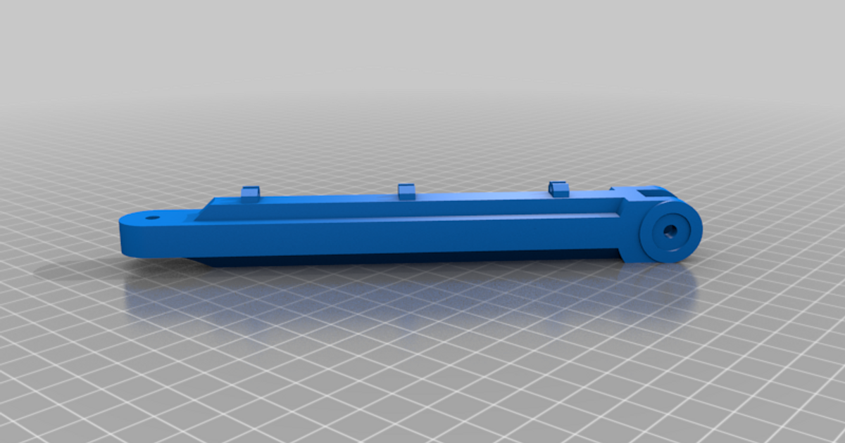longo braço crixiss 3D modelos impressoras acessórios thingiverse 3D print model - Mito3D