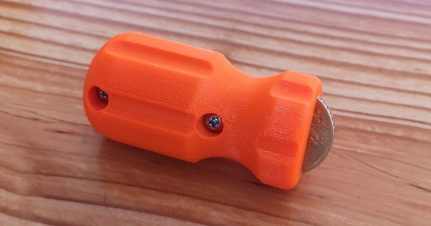 stubby coin screwdriver nicos3dprinter 3D Models Hobby & Makers Tools tool money workshop 3d print model - Mito3D