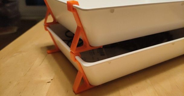 ikea uppdatera tray stacking feet ondrah 3D Models Hobby & Makers Organizers organizer 3d print model - Mito3D