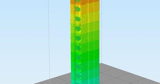 Evet hız kule gümüş 3D modeller yazıcılar Ölçek şeytani testi kulesi 3d print model - Mito3D