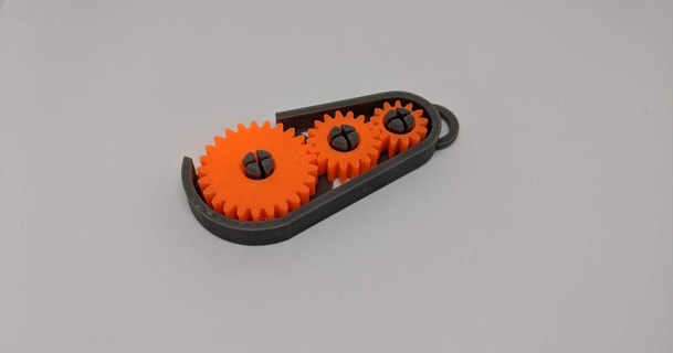 fidget gear facelesstech 3D Models Toys & Games Other fidgettoy 3d print model - Mito3D