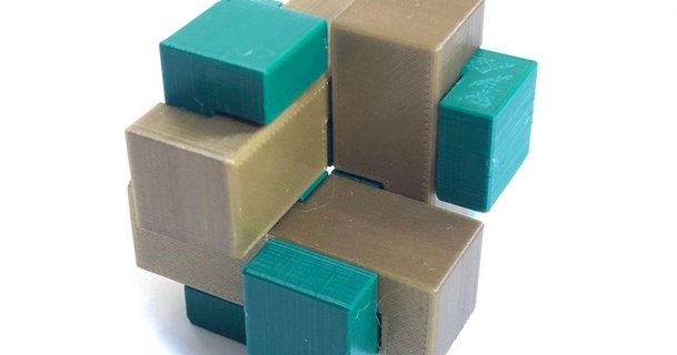 centavos entrelaçado enigma Stewart caixão stc 268 imprimível projeto 3D modelos brinquedos jogos quebra cabeças Brain teasers 3d print model - Mito3D