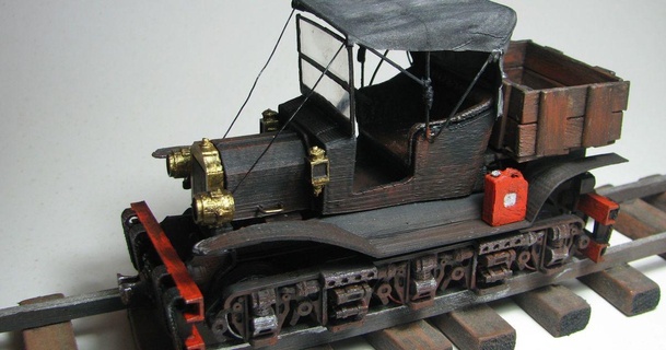 nostaljik vagon melez Hamitnt 3D modeller oyuncaklar oyunlar Araçlar model demiryolu Ford lokomotif 3d print model - Mito3D