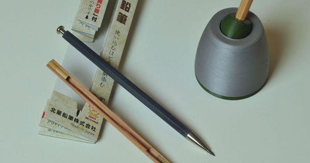 kita boshi mecânico lápis barril gerador franpoli 3D modelos casa escritório openscad kitaboshi roteiro 3d print model - Mito3D